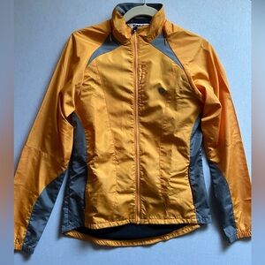 Pearl Izumi Yellow Cycling Whisper Soft Shell Windbreaker  Vest Jacket-Size M
